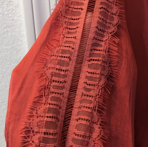 Current Air Blouse NWT Peasant S Size Large - Picture 4 of 12